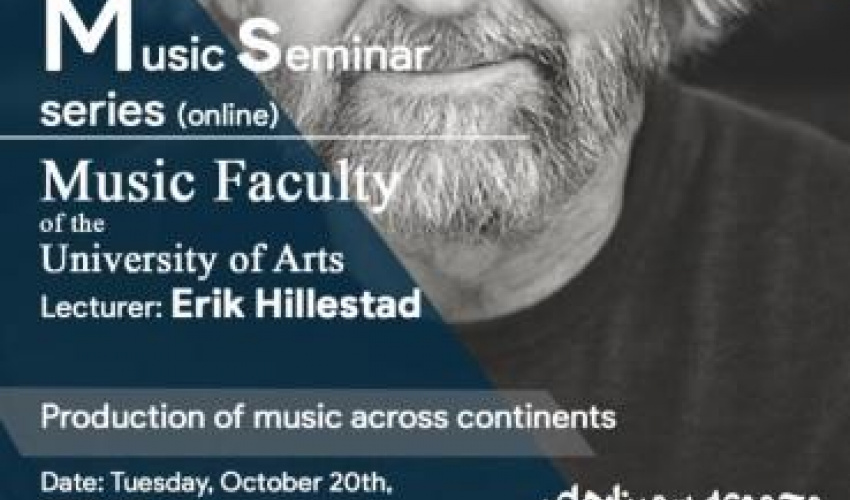 سمینار آنلاین « تولید فرامرزی موسیقی » با حضور اریک هیلستاد ( اهل نروژ ) برگزار شد